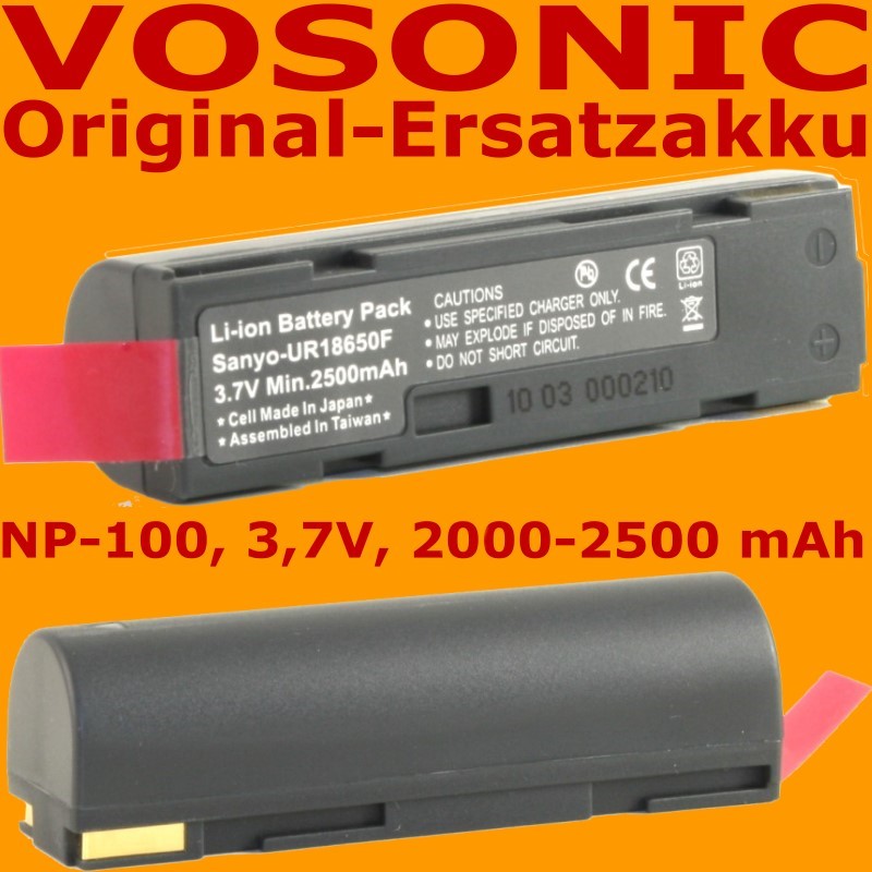 vosonic np 100 ersatzakku f vp8870 8860 8360 5700 5500